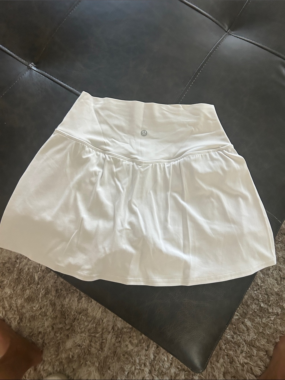 lululemon athletica White Flared Waistband Mini Skirt - Picture 2 of 2